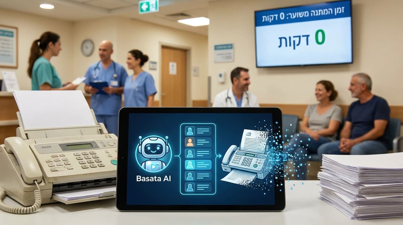 סוכני AI מול פקסים רפואיים: כיצד נעלמים תורי ההמתנה לרופאים מומחים